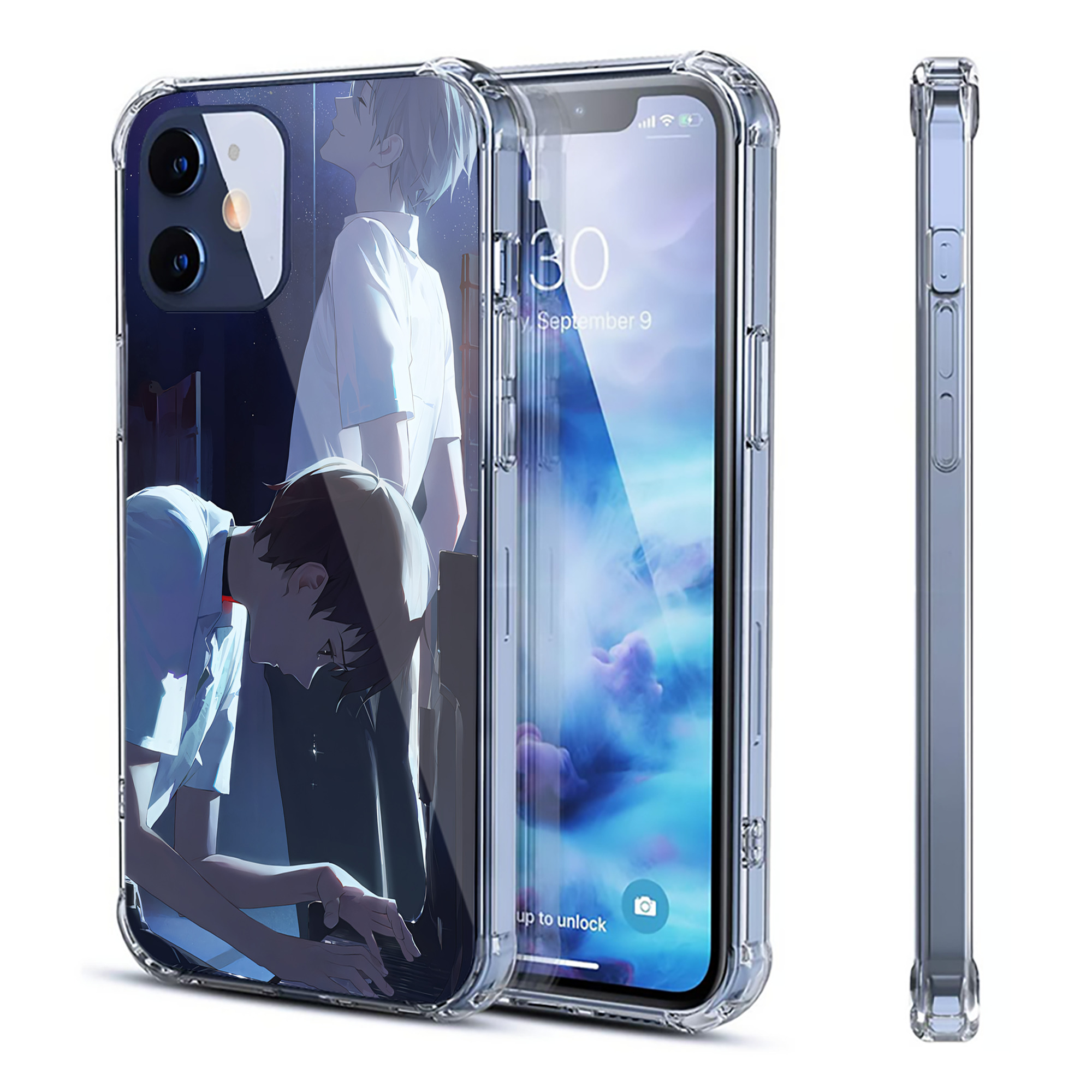 （画像用） EVA 新世紀エヴァンゲリオン 【iPhone 12シリーズ対応】透明スマホケース（クリアソフトケース）